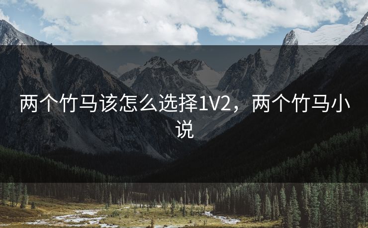 两个竹马该怎么选择1V2，两个竹马小说